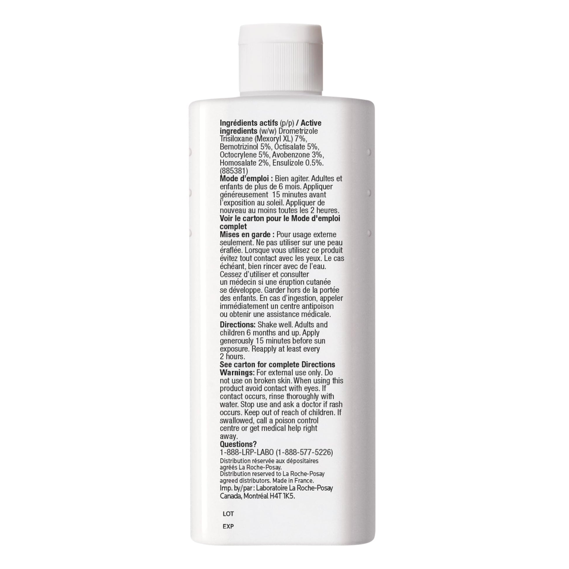La Roche-Posay Anthelios Ultra Fluid Body Sunscreen Broad Spectrum SPF 50+, Reef Safe, Non-Greasy Matte Finish, 80 Min Water & Sweat Resistant, Fragrance Free, Dermatologist Recommended, 125ML