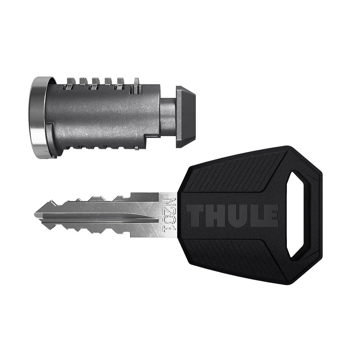 Thule 450400 One-Key System 4 Pack,Silver/Black Thule