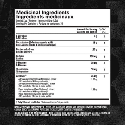 NITROSURGE Pre Workout Supplement - Endless Energy, Instant Strength Gains, Clear Focus, Intense Pumps - Nitric Oxide Booster & Preworkout Powder with Beta Alanine - 30 Servings, Pineapple