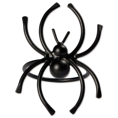 DII Napkin Rings for Halloween, Parties, Everyday, Set of 6, Spider