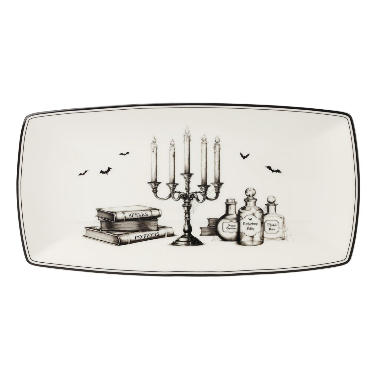 Plateau à hors-d’œuvre vintage Halloween Lenox 899239