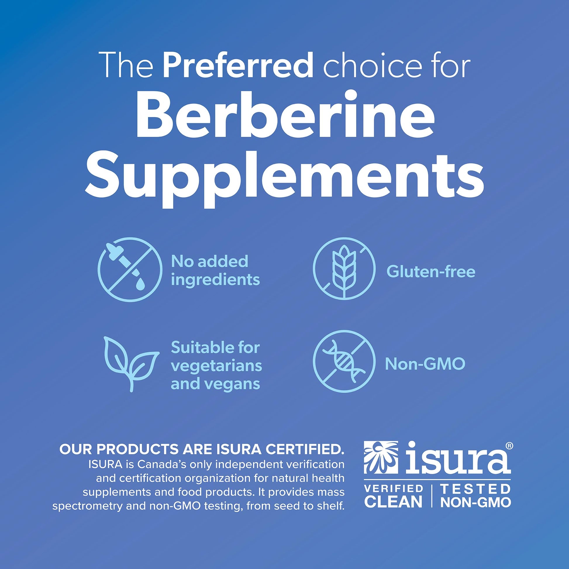 Preferred Nutrition Berberine MAXIMUM POTENCY 1000 mg per Serving (2 caps, 500 mg each), 120 Vegetarian Capsules = 60 Day Supply, Berberine Supplements, Canadian Company - Available at All In One Marketplace Canada
