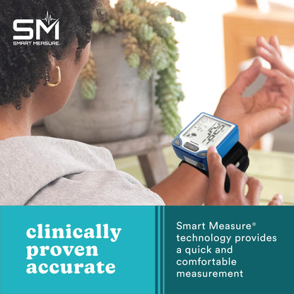 Homedics Automated Wrist Blood Pressure Monitor for Home Use