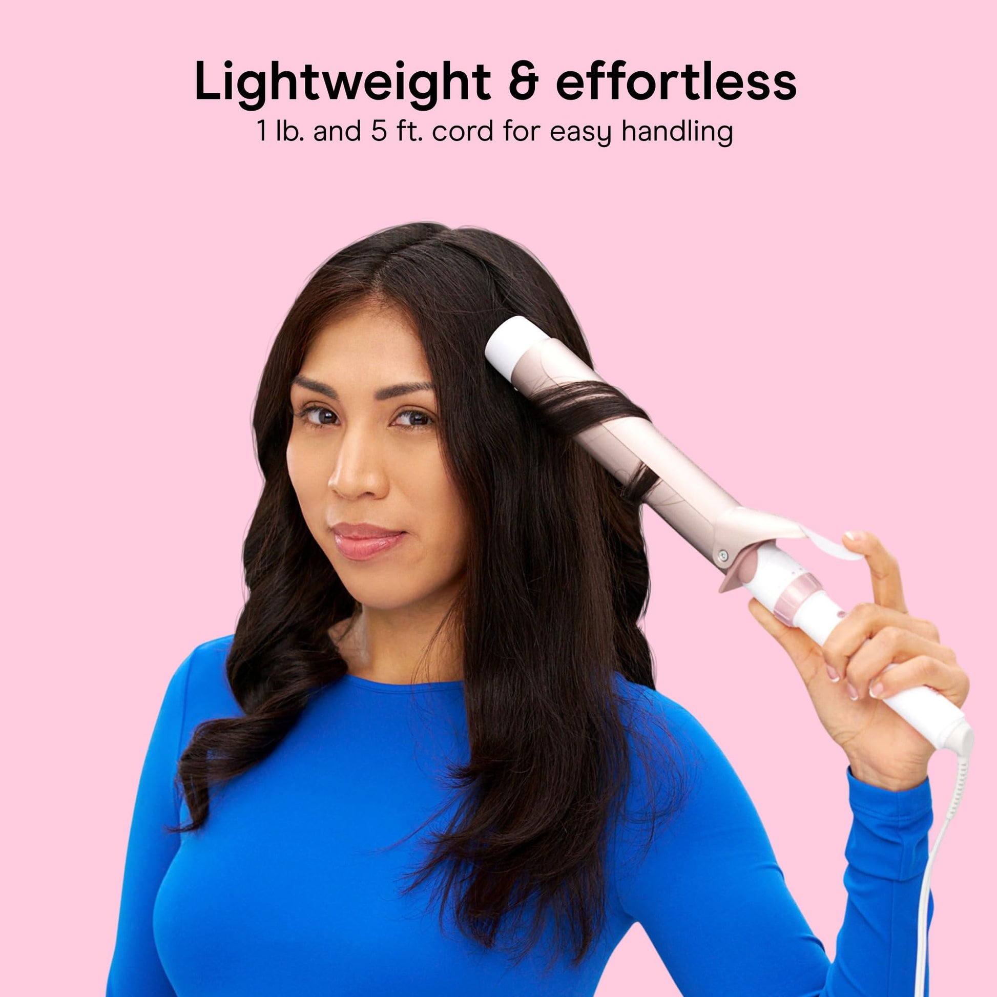 Conair Ceramic Long Barrel XL Curling Iron, 1 ½” Barrel Produces Classic Curls – for use on Medium and Long Hair, Hair Curler