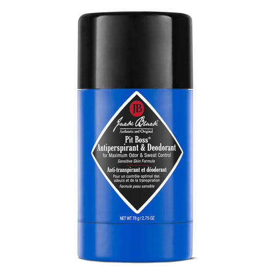 Jack Black Pit Boss Antiperspirant Deodorant - Long-Lasting Roll-On Stick Deodorant for Men, Vitamin E & Aloe Leaf Juice - Long-Lasting Odor - Sensitive Skin Formula - 78g 🍁 All In One Marketplace Canada Jack Black