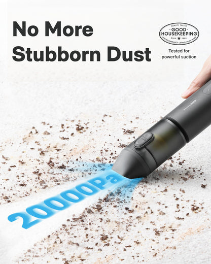 HOTO Handheld Car Vacuum Cleaner Cordless, 4-in-1 Portable Mini Vacuum with 20000Pa Strong Suction, Electric Compressed Air Duster Blower for Car, Desk, Computer, Keyboard, Home, Office Cleaning - Available at All In One Marketplace Canada