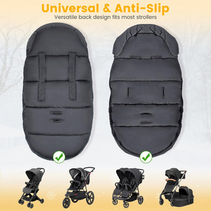 Orzbow Universal Stroller Footmuff, Winter Baby Bunting Bag, Weather-Proof 🍁 All In One Marketplace Canada