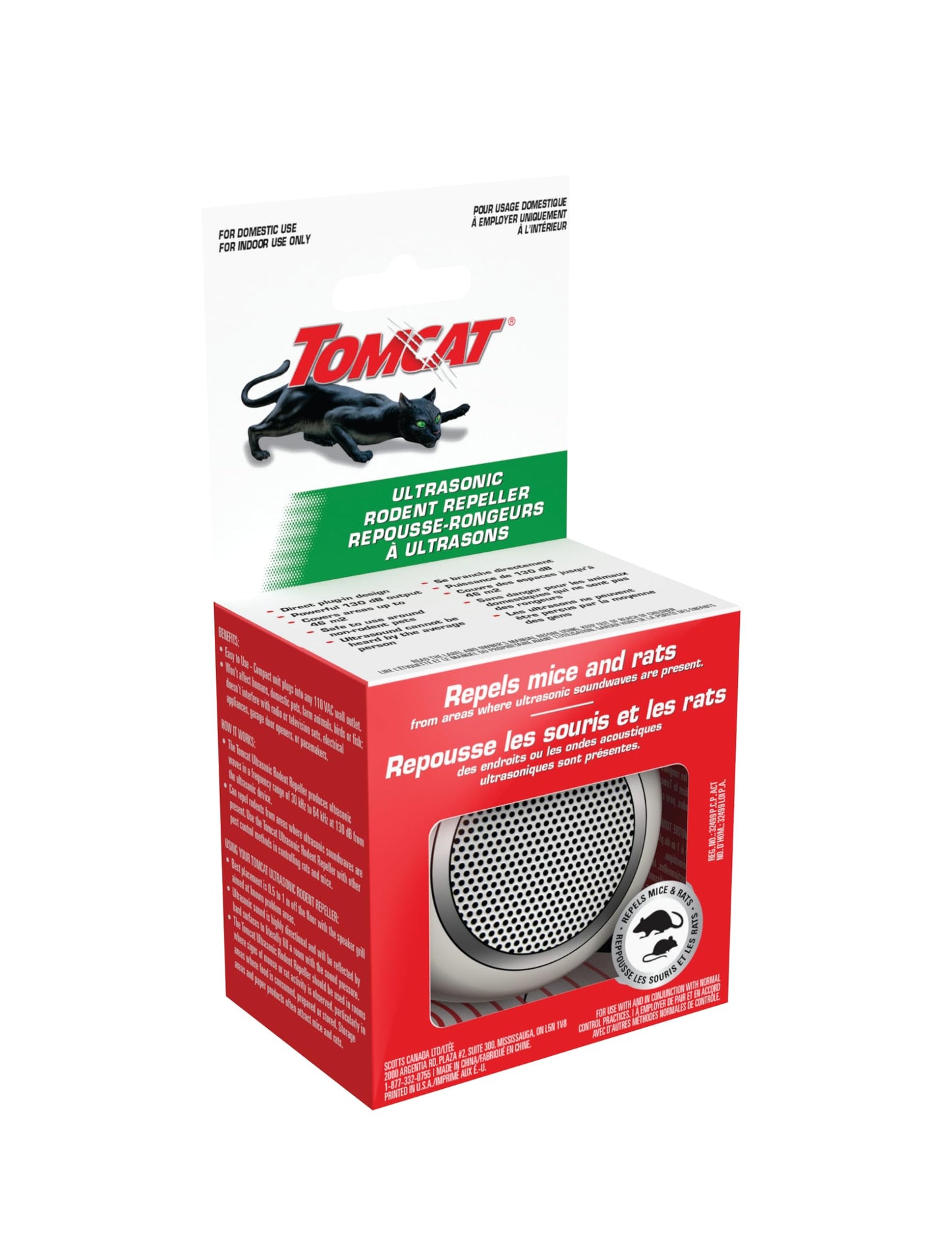Tomcat Ultrasonic Rodent Repeller (Unit) Tomcat