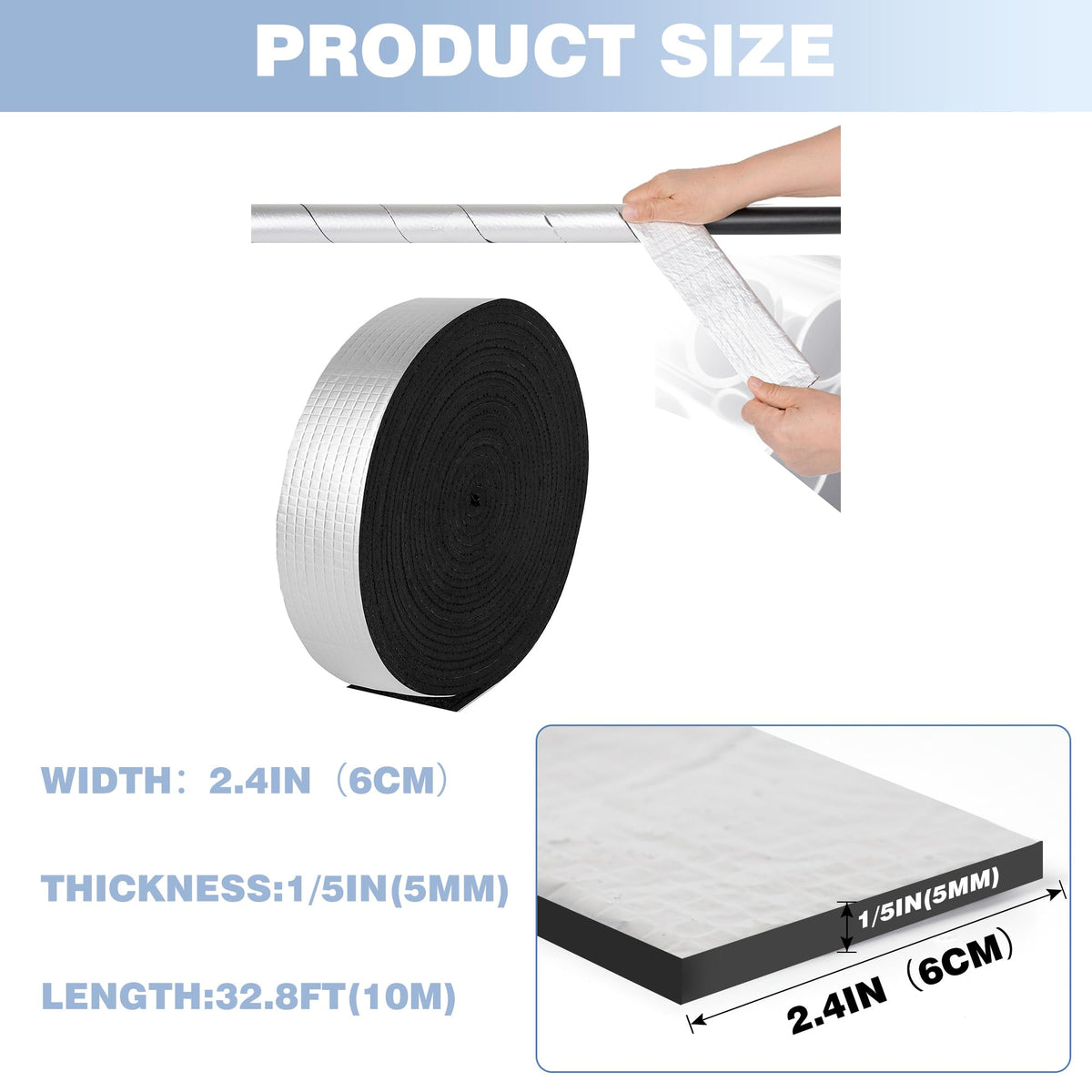 Pipe Insulation Wrap Pipe Insulation Foam Tube Insulation Tape 🍁 All In One Marketplace Canada