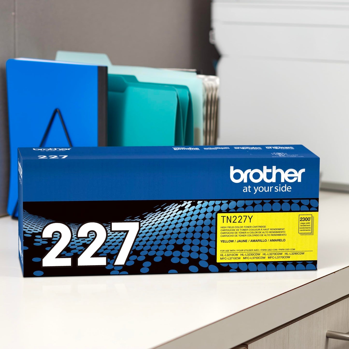 Brother Original TN227Y High-Yield Yellow Toner Cartridge, Higher Yield for Value, Toner Replacement cartridges, Toner for Brother Laser Printers HL-L3210CW, MFC-L3710CW, MFC-L3750CDW, and More 🍁 All In One Marketplace Canada
