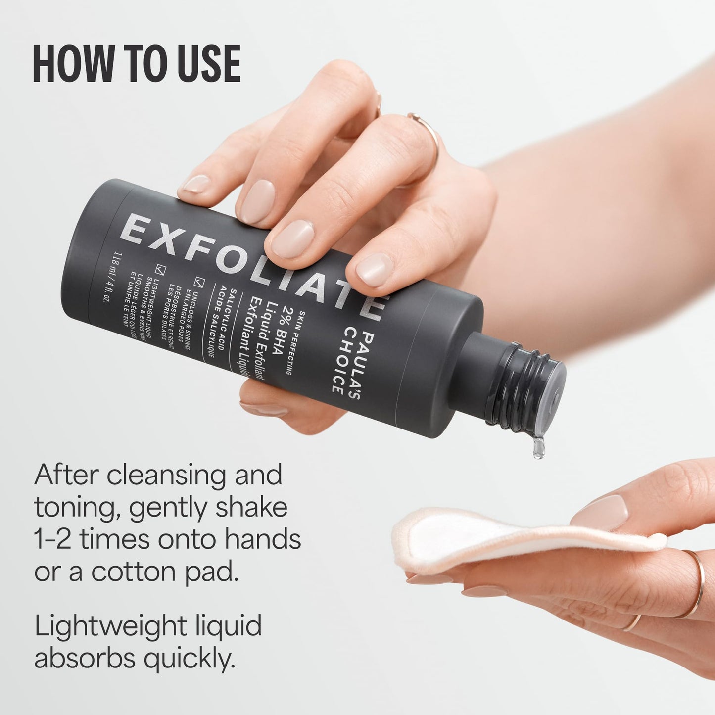 Paula's Choice SKIN PERFECTING 2% BHA Liquid Salicylic Acid Exfoliant Duo, Gentle Exfoliator for Enlarged Pores, Wrinkles & Fine Lines, Includes 1 Full Size Bottle & 1 Travel Size Bottle