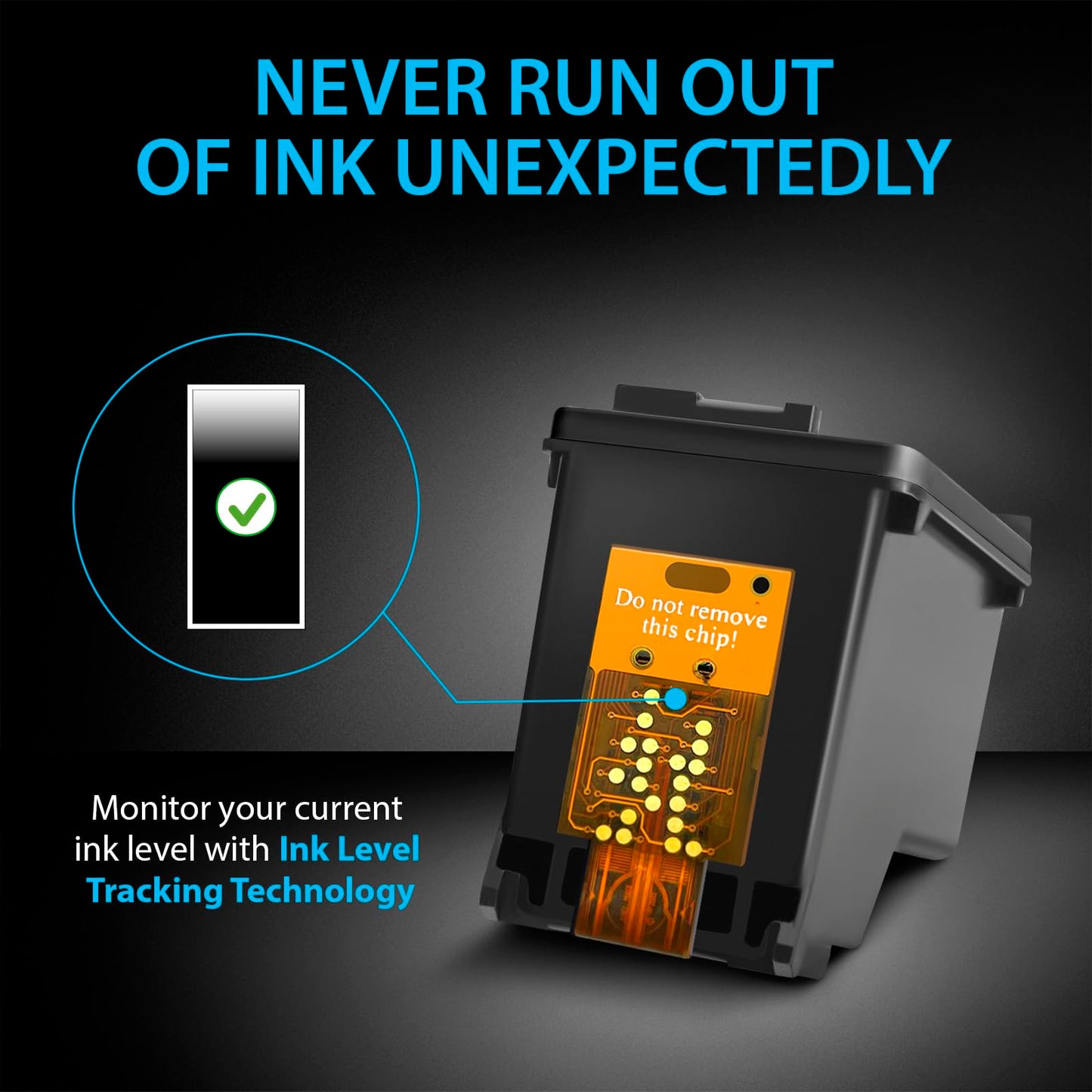 Smart Ink Remanufactured Ink Cartridges Replacement for HP 65 XL HP 65XL (2 Black Combo Pack) to use with DeskJet 3755 2600 2625 2652 2655 3700 3720 3752 3772 Envy 5000 5010 5052 5055 Printer Series