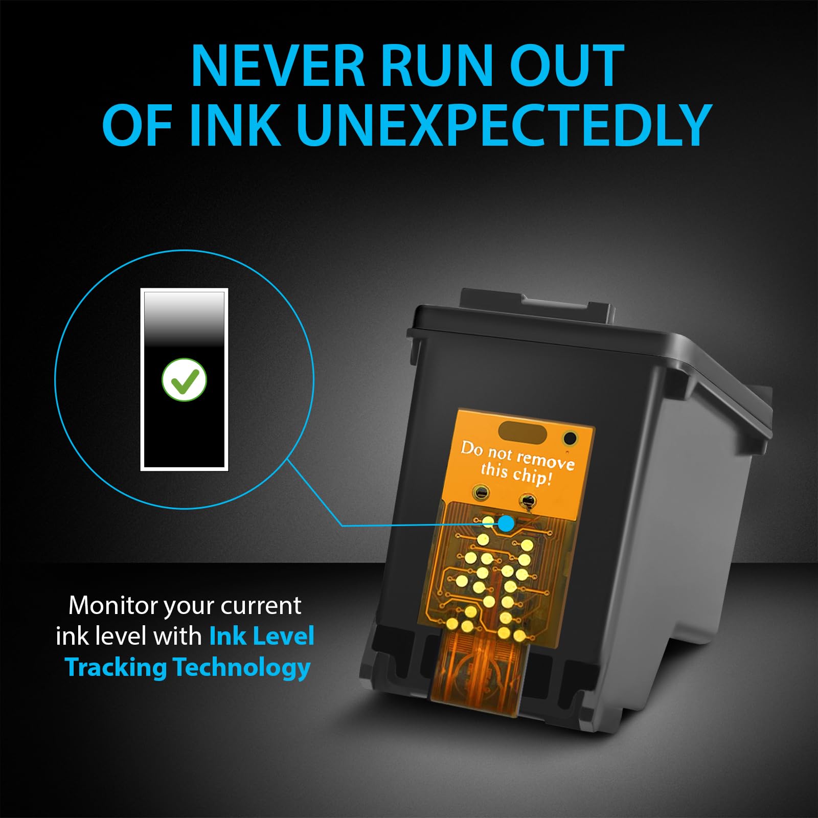 Smart Ink Remanufactured Ink Cartridges Replacement for HP 65 XL HP 65XL (2 Black Combo Pack) to use with DeskJet 3755 2600 2625 2652 2655 3700 3720 3752 3772 Envy 5000 5010 5052 5055 Printer Series