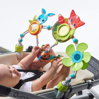 Tiny Love Sunny Stroll Arch, Baby Arch, Easy Universal Attachment, Baby Bouncer and Stroller Accessory, Games Bar- Meadow Days 🍁 All In One Marketplace Canada