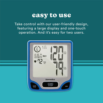 Homedics Automated Wrist Blood Pressure Monitor for Home Use
