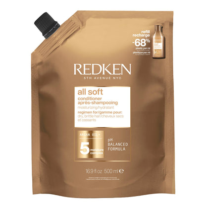 Redken All Soft Sulfate Free Hair Conditioner for Dry/Brittle Hair, Moisturizes, Provides Intense Softness, With Argan Oil 🍁 All In One Marketplace Canada