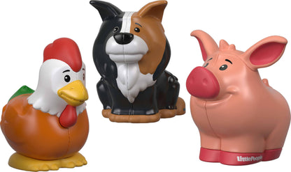 Fisher-Price Little People Toddler Toys Farm Animal Friends 8-Piece Figure Set for Pretend Play Ages 1+ Years