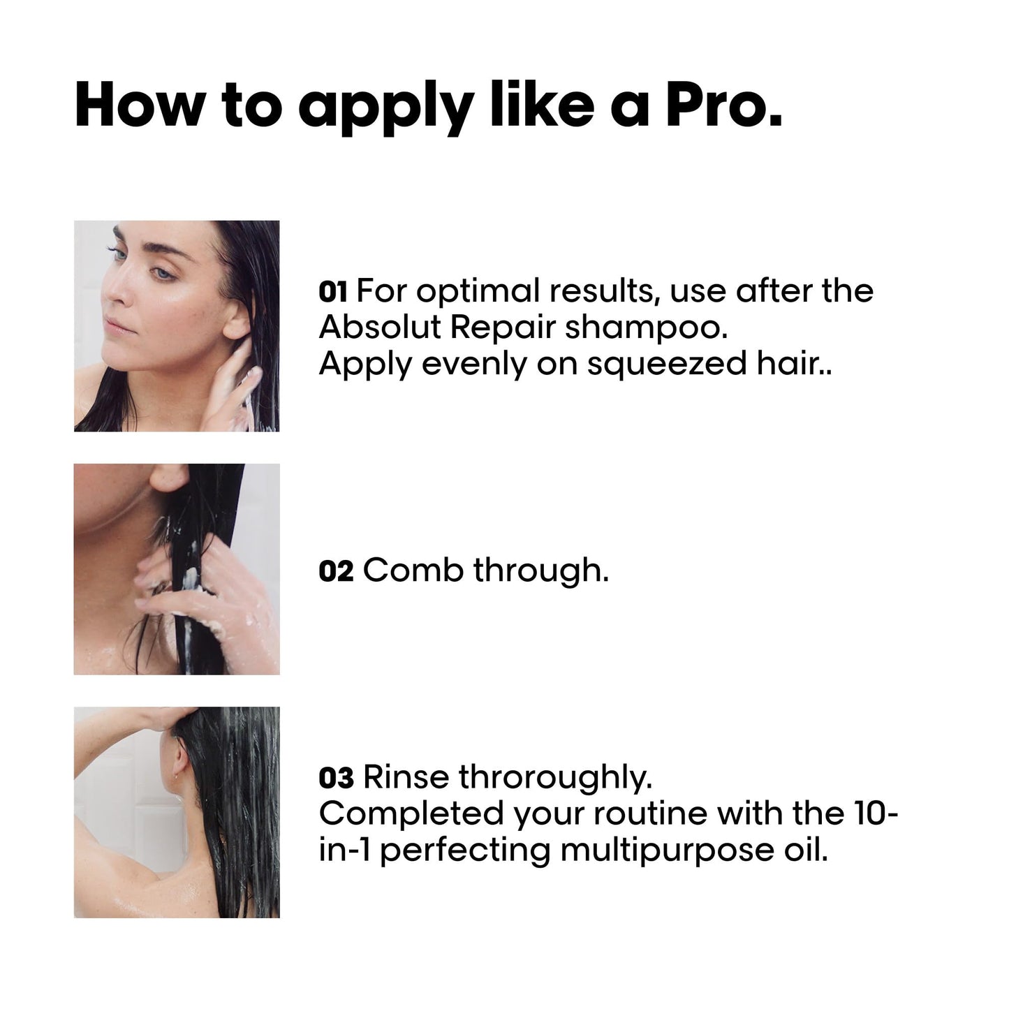 L'Oreal Professionnel Absolut Repair Conditioner, Resurfacing Conditioner for Dry & Damaged Hair, With Protein & Omega 9 - Available at All In One Marketplace Canada