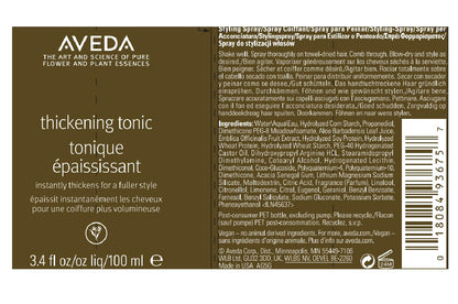 Aveda Thickening Tonic | Instantly Thickens Hair | for Thin and Fine Hair | with Certified Organic Amla, 100ml Aveda
