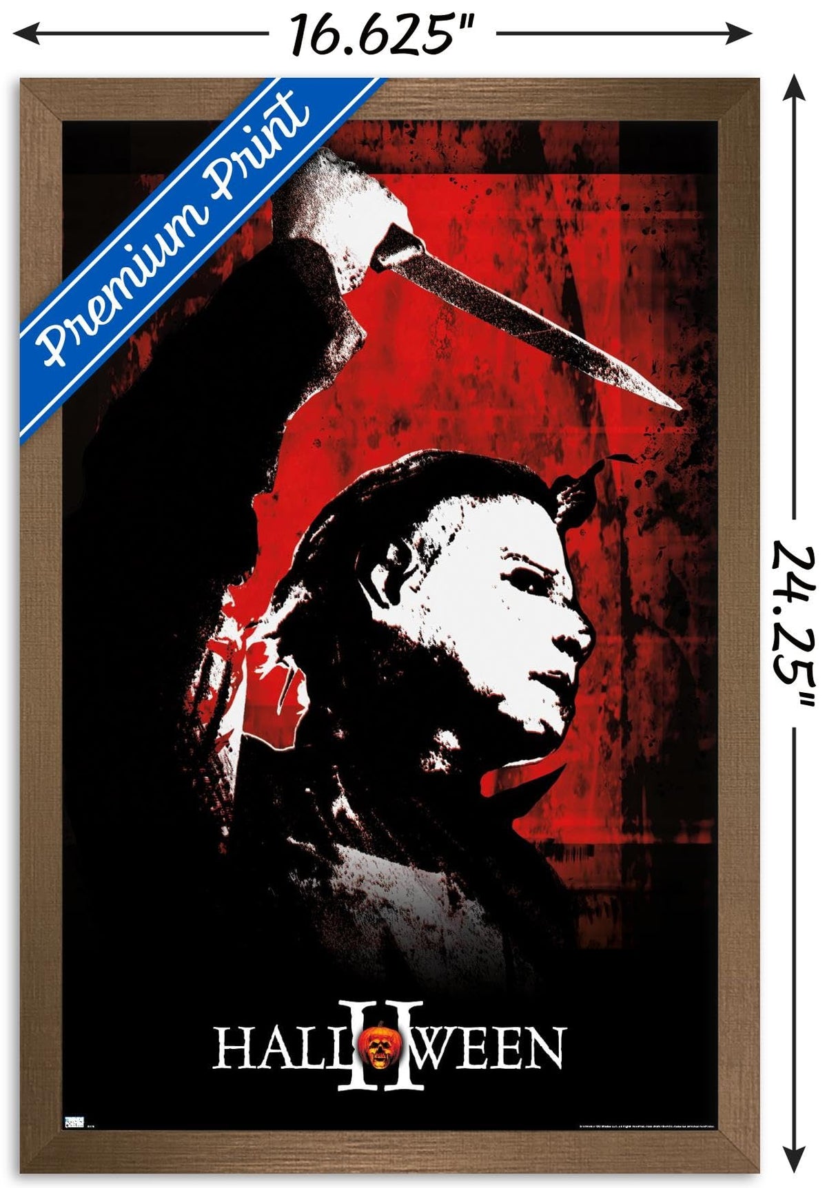 Halloween II - Red Wall Poster