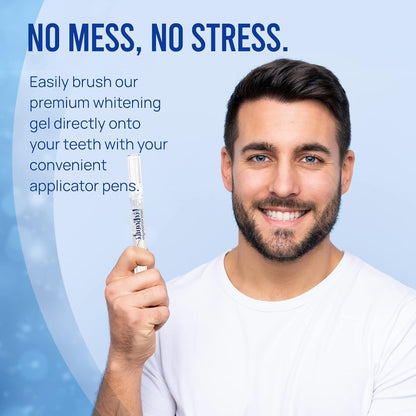 VieBeauti Teeth Whitening Pen Gel: 30+ Uses - Teeth whitening Gel with Professional Formulation and Ingredients, No Sensitivity, Travel-Friendly, Beautiful White Smile Mint - Available at All In One Marketplace Canada