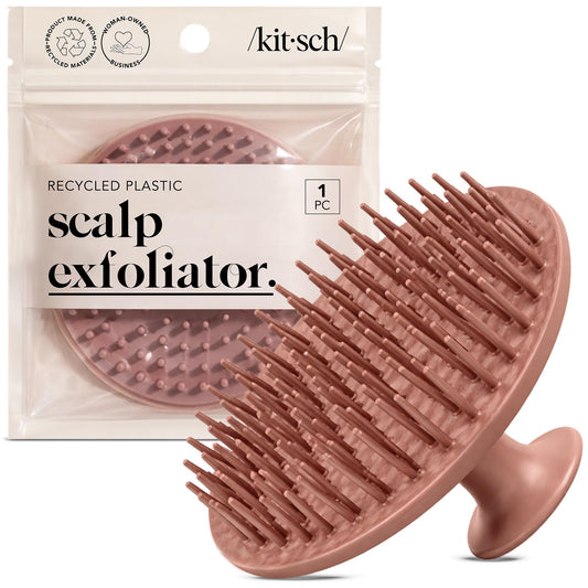 Kitsch Hair Scalp Massager Hair Growth, Shampoo Brush - Scalp Scrubber & Hair Massager for All Hair Types | Hair Brush for Hair Growth | Scalp Brush & Scalp Exfoliator (Terracotta) - Available at All In One Marketplace Canada