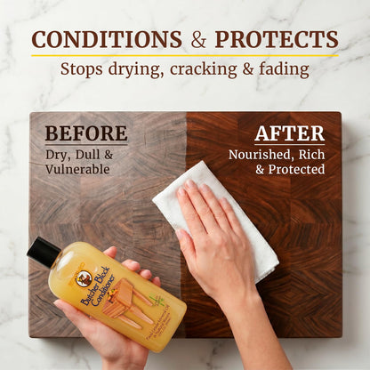 Howard BBC012 Butcher Block Conditioner, 12-Ounce HOWARD