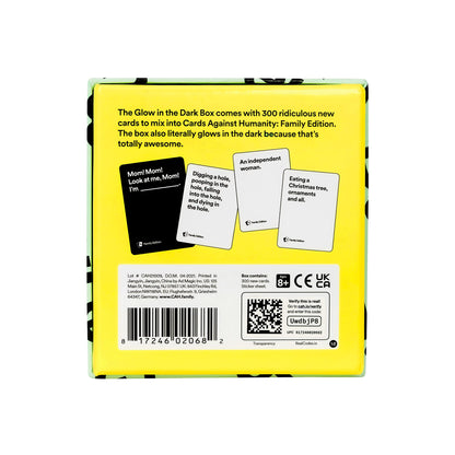 Cards Against Humanity Family Edition: Glow in The Dark Box • 300-Card Expansion Cards Against Humanity