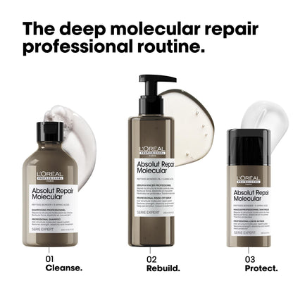 L'Oréal Professionnel Absolut Repair Molecular Shampoo, 500 mL