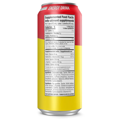 Cellucor C4 Performance Energy Drink, Strawberry Watermelon, Carbonated Sugar Free Drink with no Artificial Colours or Dyes, 473mL, 12 count