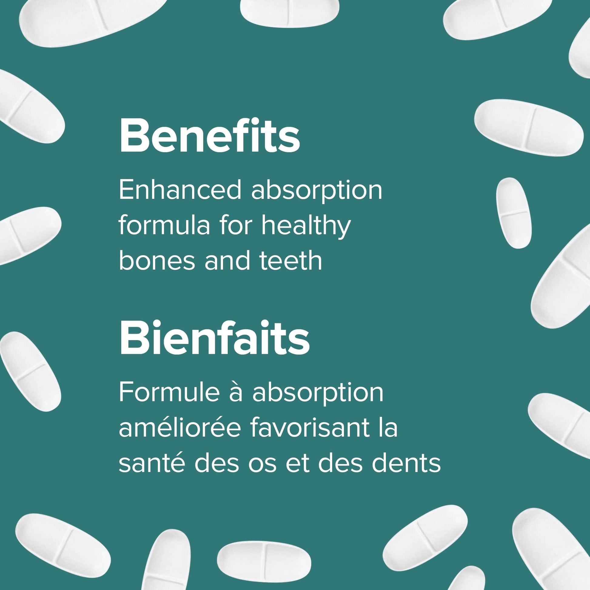 Webber Naturals Calcium Ultra with Vitamin D3, Enhanced Absorption, 280 Tablets, Helps Build Strong Bones, Vegetarian - Available at All In One Marketplace Canada