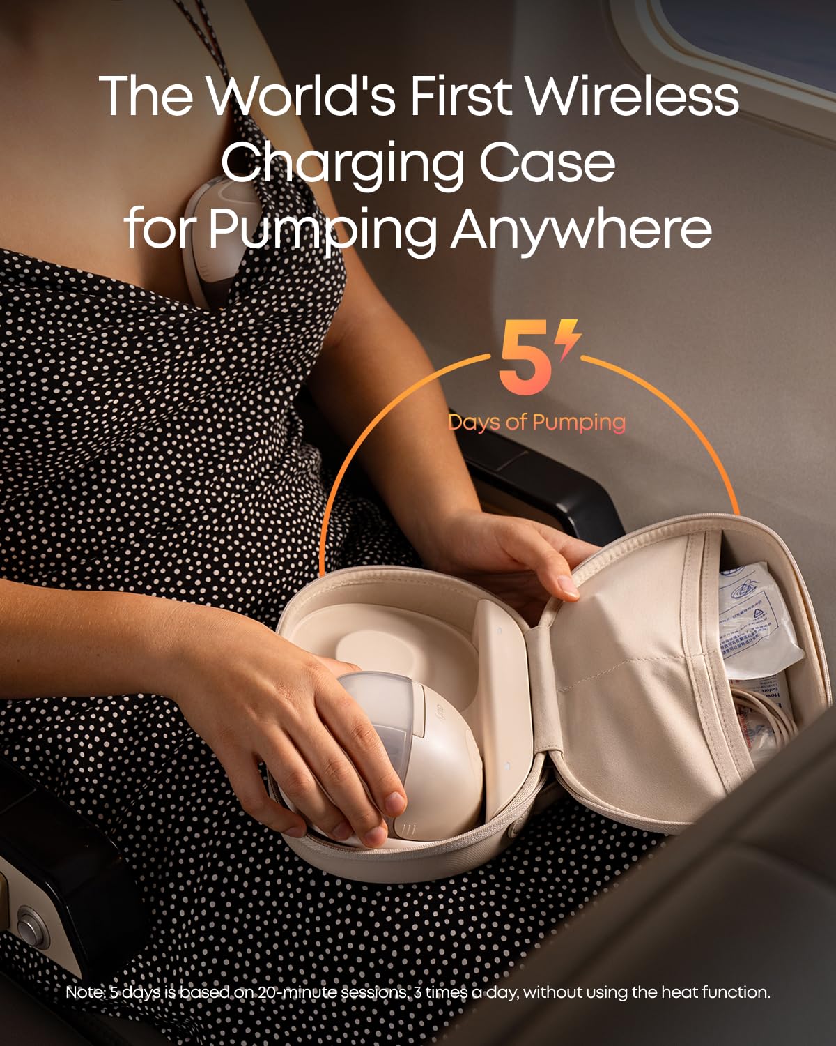 eufy Security Breast Pump Series S1 Pro, Electric Hands-FreeBreast Pump with Heating Technology, Portable Charging Case, App Controlled Smart Rhythm, Hospital-Grade Suction, Leak-Proof and Ultra-Quiet