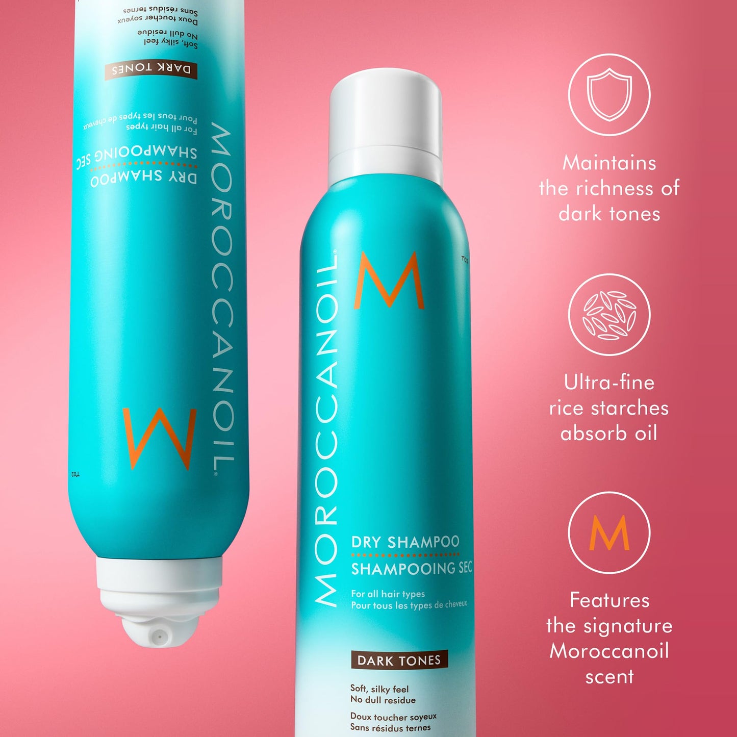 Moroccanoil Dry Shampoo Dark Tones, 5.4 Fl. Oz - Available at All In One Marketplace Canada