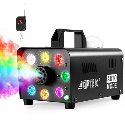 AGPtEK Fog Machine, 500W Smoke Machine with Remote Control, LED Light 🍁 All In One Marketplace Canada
