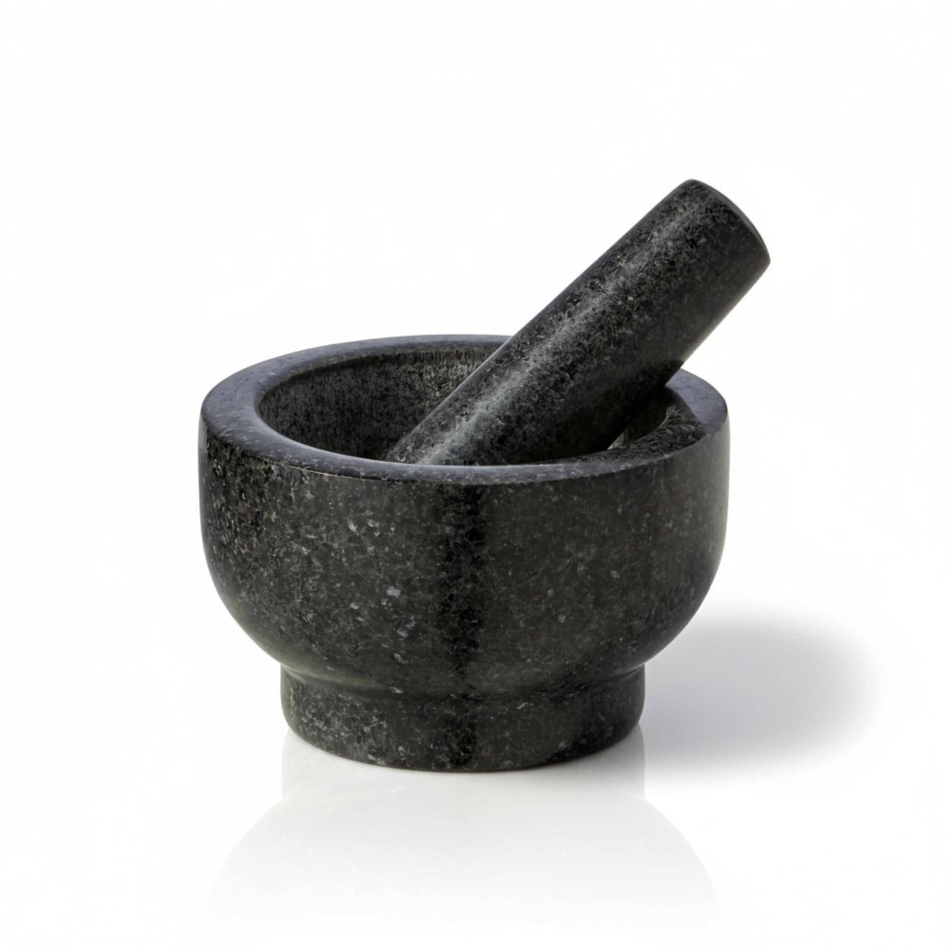 Lagostina Natural Granite Hand Mortar And Pestle, Manual Grinder, Perfect Crushing Herbs, Spices, 1.3 Cup Capacity, Durable And Easy To Clean, Gray, L413.4106.02 - Available at All In One Marketplace Canada