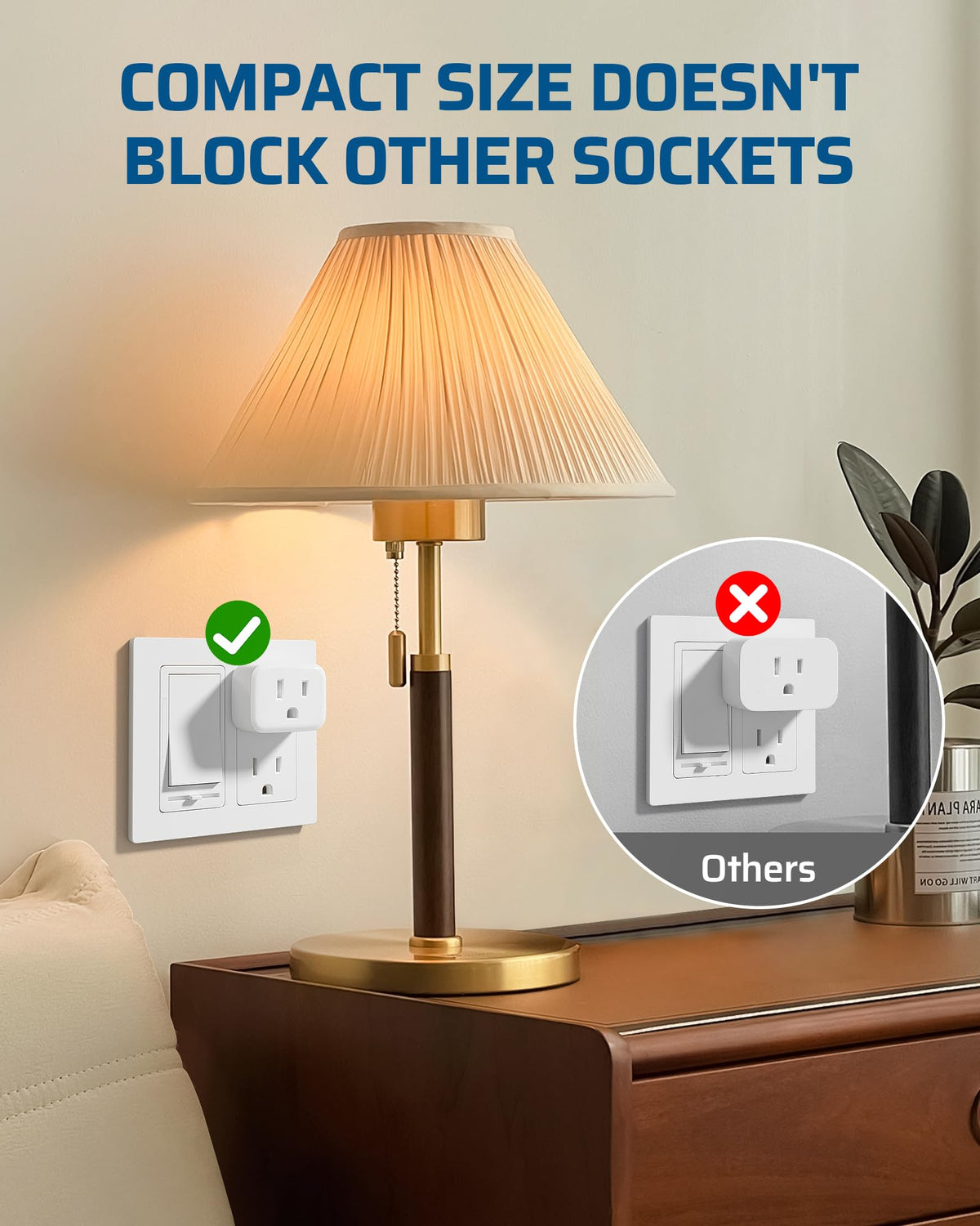 DEWENWILS Wireless Control Outlet 100FT Range, 125V/15A/1875W Light Switch 🍁 All In One Marketplace Canada