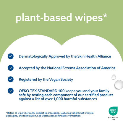 WaterWipes Sensitive+ Baby & Toddler Wipes, 3-in-1, Cares, Protects, 99.9% Water, Textured Clean, Unscented & Hypoallergenic, 540 Count (Pack of 9) 🍁 All In One Marketplace Canada