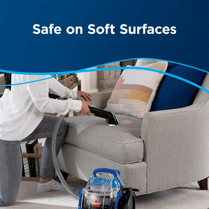BISSELL Spotclean Professional Portable Carpet And Upholstery Deep Cleaner With Full-Sized 5.9 Amp, 5Ft Hose With 3" Tough Stain Brush, 3-In-1 Stair And Hydro-Rinse Self-Cleaning Tools, 2891B 🍁 All In One Marketplace Canada