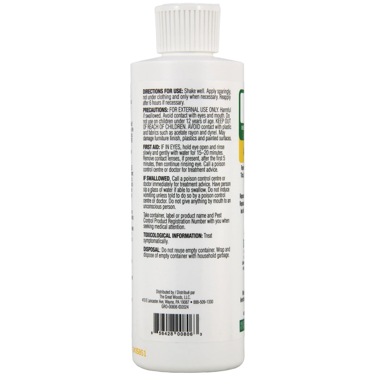 Great Outdoors Insect Repellent 30% DEET Lotion, 240mL 🍁 All In One Marketplace Canada