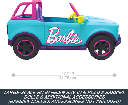 Hot Wheels Barbie RC SUV & Stickers, Can Hold & Store 2 Barbie Dolls & Accessories, Kid-Applied Stickers for Customization 🍁 All In One Marketplace Canada