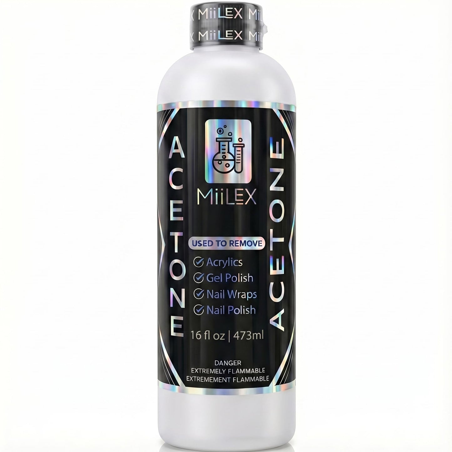 Acetone 16oz Made in Canada - Nail Polish Remover, Professional Strength Gel, Acrylic & Dip Remover – Fast Acting - Available at All In One Marketplace Canada