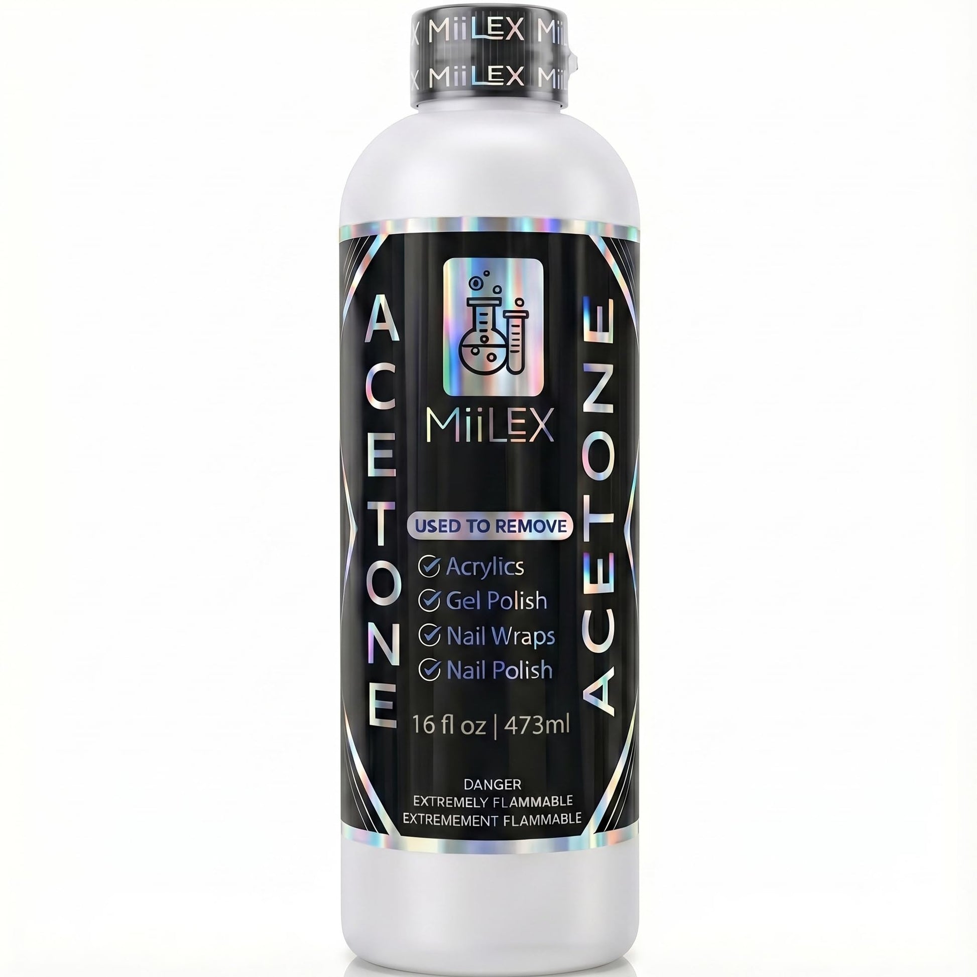 Acetone 16oz Made in Canada - Nail Polish Remover, Professional Strength Gel, Acrylic & Dip Remover – Fast Acting - Available at All In One Marketplace Canada