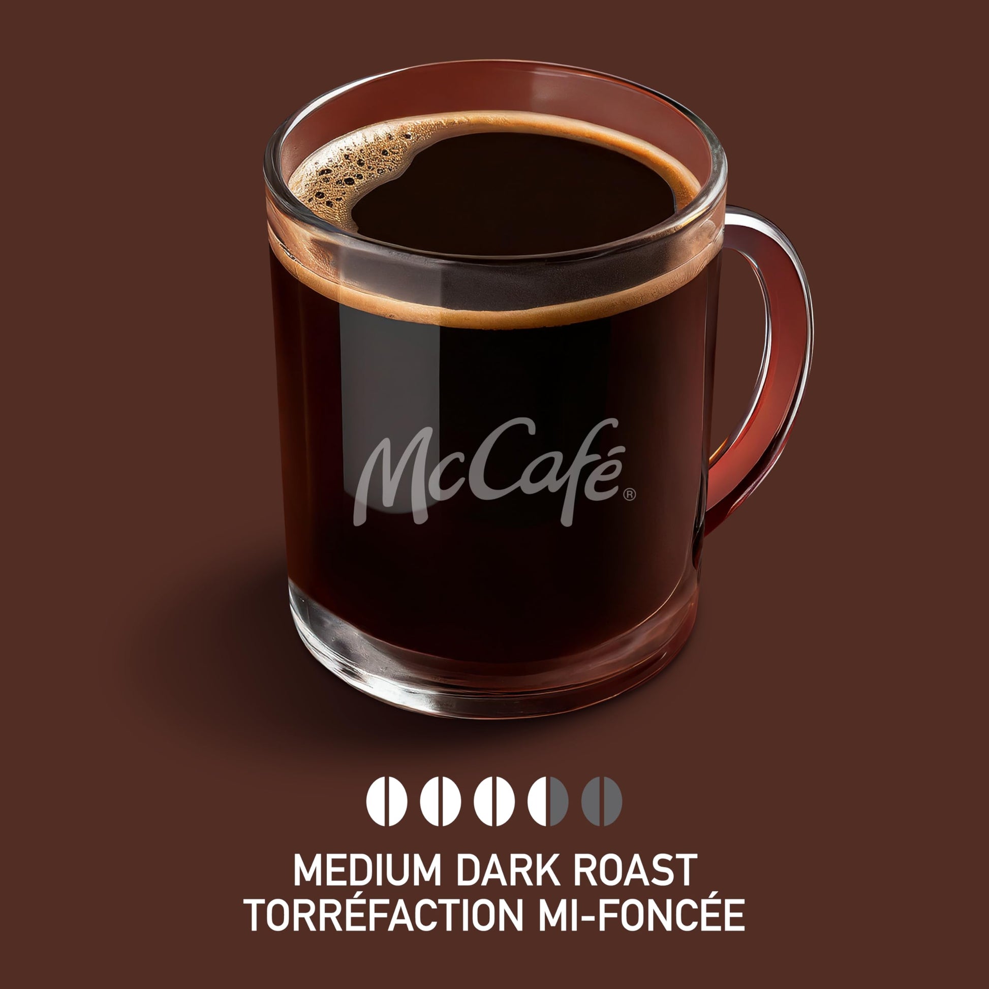 McCafe Medium Dark Roast Whole Bean Coffee, 900g