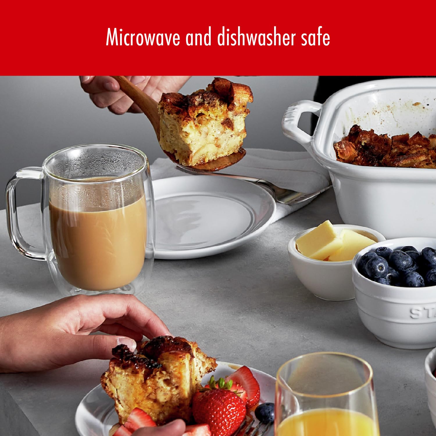 ZWILLING Sorrento Plus 2 Piece Insulated Double-Wall Borosilicate Glass Coffee Mug - 355 ml - Available at All In One Marketplace Canada