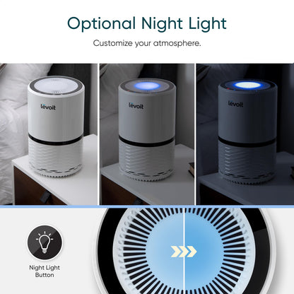Purificateurs d'air Levoit pour chambre à coucher, LV-H132 Blanc