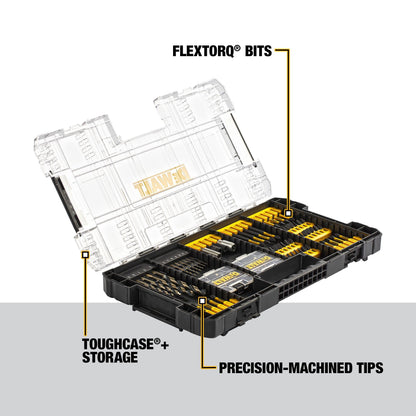 DEWALT FlexTorq 100-Piece Impact Driver Bit Set (DWANGFT100SET) - Available at All In One Marketplace Canada