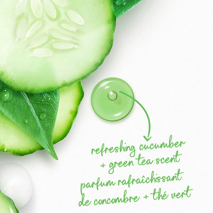 Dove Refresh Body Wash Cucumber & Green Tea 24H Freshness, 325mL, 4-Pack Dove