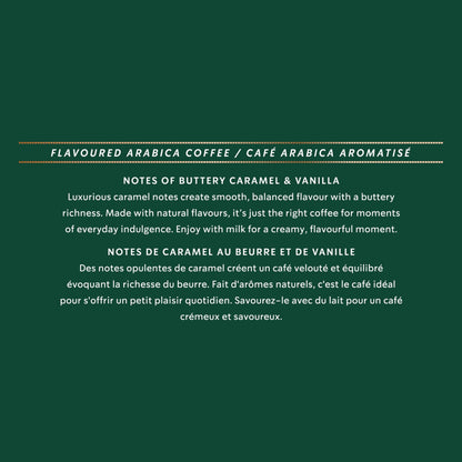 Starbucks Smooth Caramel Nespresso Vertuo Capsules – Blonde Roast with Buttery Caramel & Vanilla Notes, 32 Capsules (400g)