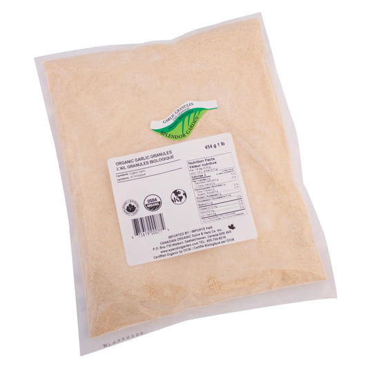 Splendor Garden Organic Garlic Granules - 454 g 🍁 All In One Marketplace Canada Splendor Garden