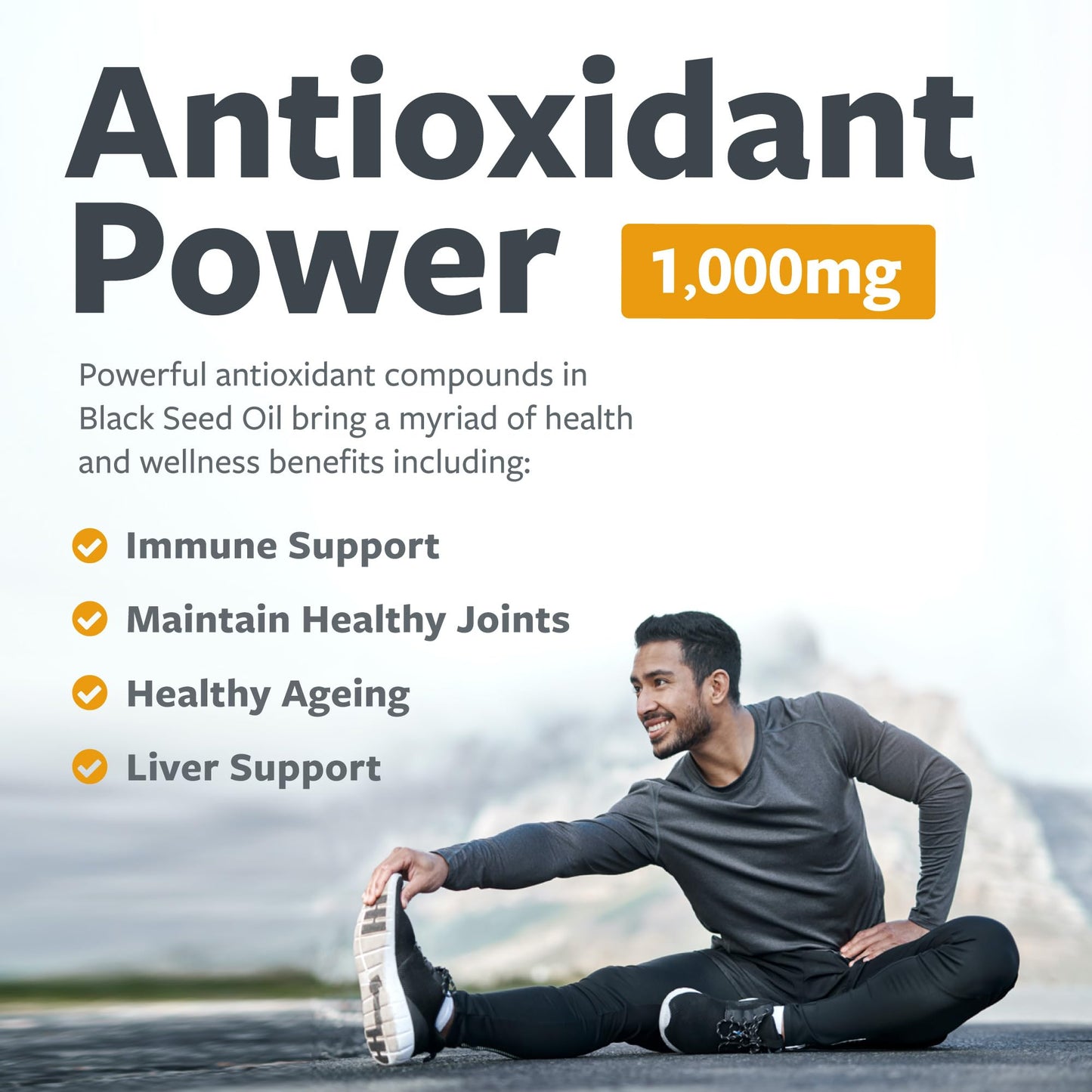 Black Seed Oil Capsules | Cold Pressed | Antioxidant, Blood Sugar & Liver Support | Pure Black Cumin Seed Oil | High in Omega 3 6 9 | Non-GMO & Vegan Black Cumin Oil | 120 Nigella Sativa Softgels - Available at All In One Marketplace Canada